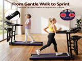 Everfit Treadmill Electric Home Gym Fitness Exercise Machine w/ Massager 400mm TMLL-400-MSG