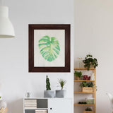 Canvas Floating Frame Coffee Wooden Wall Hanging Picture Frame V1369-AZ3-W-20846