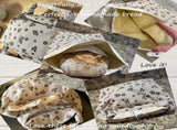 2 Pack Beeswax Bread Bags for Sourdough,Reusable Cotton Beeswax Bag for Homemade V1258-DP02-WO-218