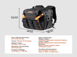 Tool Backpack, 45 Pockets, Heavy-duty Tools Storage Organizer Work Bags with Laptop Compartment & V952-GJBBBD1214IN0W07J001V0