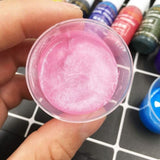 24PcS Resin Liquid Pigment Colorant Pearl Coloring Dye Epoxy Resin Colorant DIY V201-W13177948