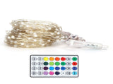 16Colors 200LEDs String Light Copper Wire RGB Decor Lamp IR Remote Control Timing Waterproof V1294-YM0901-3119210002411
