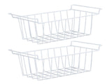 Freezer Basket Steel Wire PE Coating Space Saving Multifunctional Freezer Organizer Bin for V1294-YM0901-3113240085211