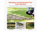 Faux Stone Landscape Edging 1180 x 95 x 57 mm Garden Lawn Edging for Walkway Brown V952-RZSPZXCCZS00MU8Y3V0