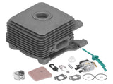 34mm Cylinder Piston Carburetor Wear Resistant Air Filter Repair Kit 4140 020 1202 Fit for Stihl V1294-YM0714-3111210294611