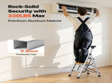 3 Step Ladder, Folding Step Stool with Wide Anti-Slip Pedal and Comfort Handgrip, 150 kg Capacity V952-LHJBGTSB00002PVUB001V0