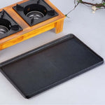 SOGA 2X Double Burner Cast Iron Flat and Ridged Griddle Stove Top Grill BBQ Plate GASBURNERDOUBLE-JPLATEX2