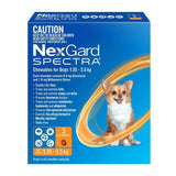 NexGard Spectra Dogs 1.35-3.5kg 3pk NEXGARD-WNGSXS3