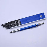 2.0mm Mechanical Pencil Lead Pencil for Draft Drawing Carpenter Crafting Art Sketching with 12 Pcs V1188-ZC-LHJ-532