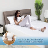 100% Terry Cotton Fitted Mattress Protector Waterproof King V201-W12850221