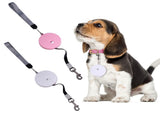 Retractable Dog Leash Pet Mini Retractable Leash Lightweightwith 9.8ft Strong Nylon Tape, V1366-AZ2-W-05336