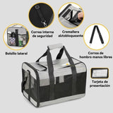 Foldable Breathable Pet Carrier Bag, Portable Shoulder Bag for Small Cat and Dog V1263-JX-7977