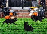 Halloween - 3-piece - Decoration - Decoration - Black Cat - Yard Signs Decorations - Scary V1188-MS101-02164-1