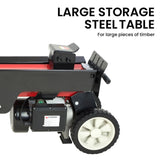 Log Splitter Electric Yukon 7 Ton with Side Protectors Axe Wood Cutter LOG-ELE-07P