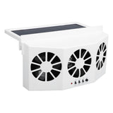 Car Exhaust Fan Solar Powered 3 Fans Ventilation Cooling Odor and Humidity Removal Auto Ventilator V1294-YM0901-3113240151011