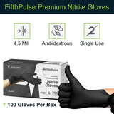 6g Flexible Disposable Nitrile Gloves For Mechanic Work Food Prepa 100pcs L V201-W13213930