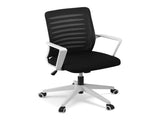 Artiss Ergonomic Office Chair Mesh Computer Desk Chairs with Lumbar Support, Height Adjustment OCHAIR-L-2014-WH-BK