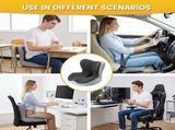 Memory Foam Seat Cushion for Office Chair - Sciatica Pain Relief Coccyx Cushion for Tailbone Pain V1107-800-83751-LTG