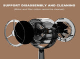 Rechargeable Desktop Range Hood with 2 Speed Fan, Low Noise Portable Cooker Hood, Kitchen V1192-AZ-W-10501
