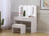 Levede Dressing Table Set Makeup Mirror VM1017-WH