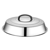 Stainless Steel Anti-Splashing Cover Plated Silver for Fresh Keeping V1369-AZ3-W-18315