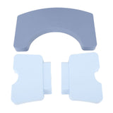 Foldable Toilet Potty Stool PP Portable Squatting Potty Foot Stool for Healthy Gifts Travel Blue V1294-YM0703-3112230041313