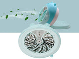 Cute Desktop Mini Fan Portable Humidifying Mist Spray Fan for Home Office SuppliesBlue Bear V1294-YM0721-3113210021413