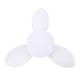 Ceiling Fan Light Flush Mount 25in Small Dimmable LED 6 Speed Quiet DC Motor for Patio Kitchen V1294-YM0901-3119250021012