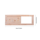 1 Set Ventilation Cover Wood Beige for Sauna Room Adults V1192-AZ-W-25126