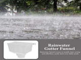 PVC Downspout Diverter, White, Sturdy Plastic, Easy Installation, Home Protection V1370-AZ4-16871