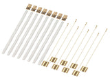 8Pack Wine Bottle Torch Kit Long Life Torch Wicks Brass Torch Wick Holders Caps Wine Bottle Torch V1294-YM0710-3117230278011
