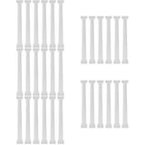 White Plastic Decorative Roman Pillars for Home and Garden 30Pcs V1366-AZ2-W-13570