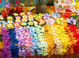 36 Counts Garland Flower Lei Tropical Flower Lei Lei Beach Hawaii Luau Decoration Birthday V1192-AZ-W-27959