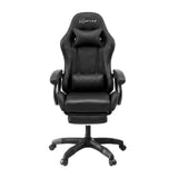 Artiss Gaming Office Chair with 8 Point Message Reline Ergonomic Black MOC-L-GC-8P-BK