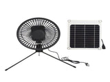 Solar Camping Fan with Tripod IP67 Waterproof Adjustable Portable Camping Fan with 10W Solar Panel V1294-YM0710-3114230137911
