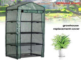 4 Tier Greenhouse Cover Garden Walk-in Greenhouse Replacement Plant Covers 70 X 50 X 160 Cm/27.55 * V1369-AZ3-W-11866