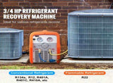 Portable 3/4 HP Refrigerant Recovery Machine for Vapor Liquid Refrigerant V952-LMHSJBXSY34HPBDL7V3