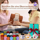 Felting Needles Kit in 24 Colors with Wool, Tools, Mat u0026 Storage Bag for DIY Craft Projects. V1188-YG-CN1120-039