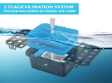 PROTEGE 20W Solar Fountain Pump Garden Water Pool Pond Kit with Eco Filter Box V219-PMPFPKPROAF30
