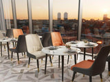 2X Dining Chair Anti-scratch Leather Padded Seat Kitchen Chair V767-JJ-XD1177-JH2-V1