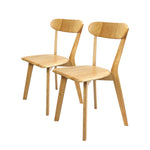 Levede 2x Dining Chairs Wooden Kitchen Chair CH1125-2-NT