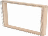 Square Wooden Knitting Loom Board, Beech Wood with Stainless Hooks for Blankets Scarves, 30 x 30cm V1188-MS-721-319