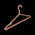 Adult 16.5" Rose Gold Shiny Metal Wire Coat Suit Top Clothes Hangers V63-836131