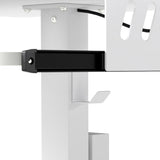 Levede Mobile Standing Desk Adjustable Height Table DH1075-WH-AU