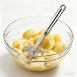 Stainless Steel Hand-held Potato Masher Multipurpose Vegetable Fruit Pressing Kitchen Cooking V1369-AZ3-W-14815