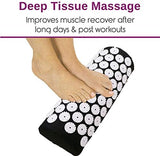Black Massage Acupressure Mat Yoga Sit Lying Mats Pain Stress Soreness Relax AU NEW V201-QHGMMOREONE019