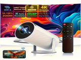 HY300 Pro mini portable projector, native 1280 * 720P support 4K / 350ANSI smart projector, with V1106-HRTY-001