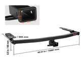 Class 3 Trailer Hitch, 2-Inch Receiver, Q455B Steel Tube Frame, Compatible with 2020-2023 Toyota V952-GGLJQTG2YCTOVCHLXV0