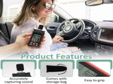 Digital Decibel Meter High Precision Sound Level Reader Noise Volume Measure Device with LCD Backlit V1370-AZ4-10553