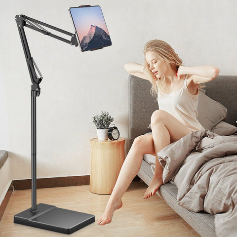 2023 New VIsion Hands Free Floor Stand Adjustable Bed Clip Holder For Tablet iPad iPhone 140cm V255-FLOOR-SQUARE-CANTILEVER-140